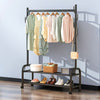 Heavy Duty Clothes Rail Home Shop Garment Hanging Display Stand Rack On Wheels