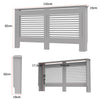 Extra Tall White Radiator Cover Grill Shelf Standing Room Bedroom Lounge Porch