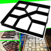 Thicken Garden Paving Pavement Mold Backyard Patio Decor Reusable Various Shape
