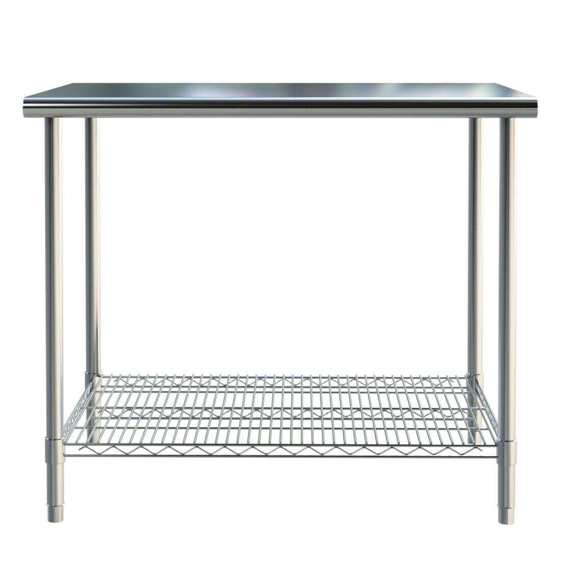 2/3/4/5/6FT Stainless Steel Commercial Kitchen Work Bench Catering Table +Shelf
