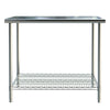 2/3/4/5/6FT Stainless Steel Commercial Kitchen Work Bench Catering Table +Shelf