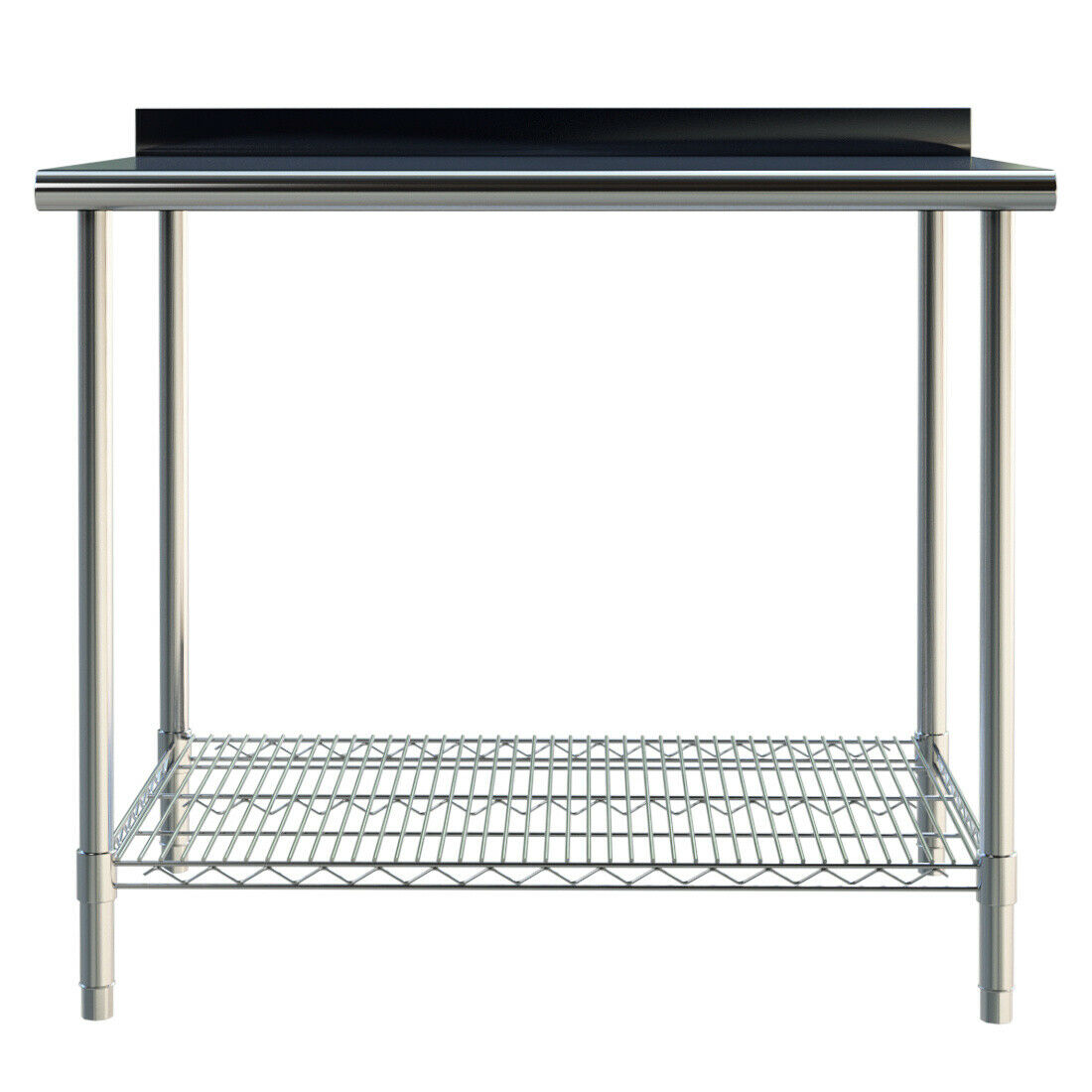 2/3/4/5/6FT Stainless Steel Commercial Kitchen Work Bench Catering Table +Shelf