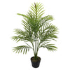 Realistic Faux Palm Tree Artificial Plant Tropical Potted In/Outdoor Home Office