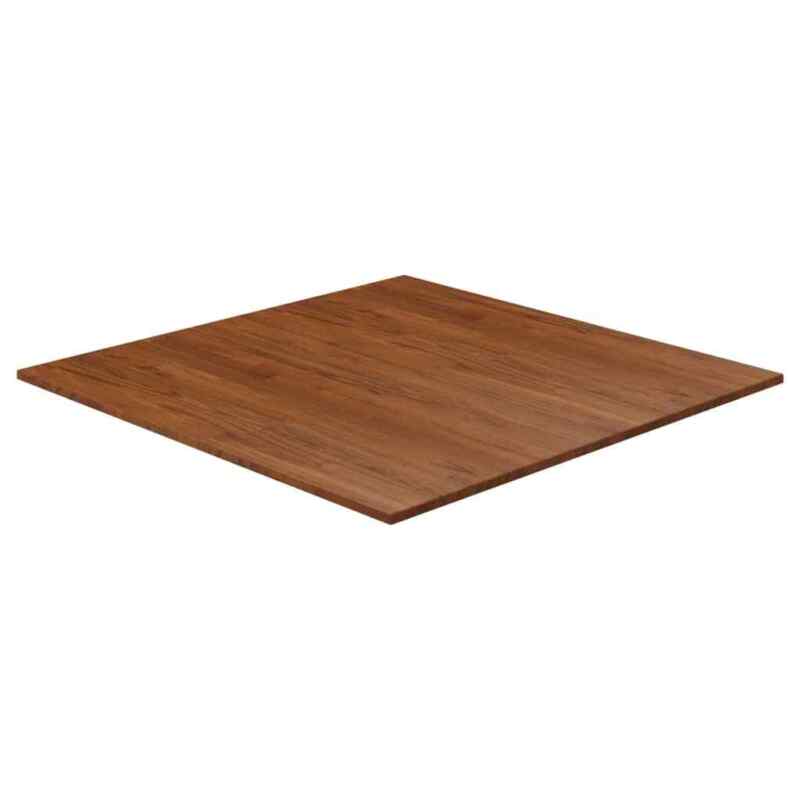 Solid Wood Oak Square Table Top Desktop Multi Colours Brown Multi Sizes