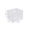 Pet Playpen Fence DIY Playpen Puppy Dog Cat Animal Cage Exercise Metal PP Indoor