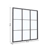 Large Window Wall Garden Mirror Ornament Indoor/Outdoor Arch Frame Mirrors Decor