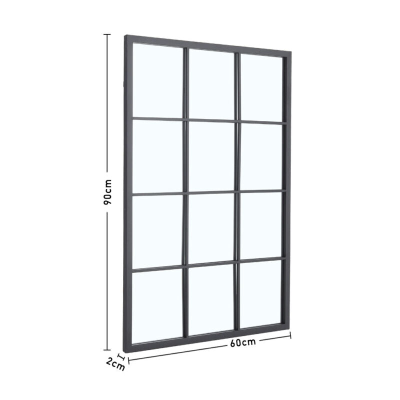 Large Window Wall Garden Mirror Ornament Indoor/Outdoor Arch Frame Mirrors Decor