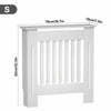 White Radiator Cover Grill Shelf Cabinet MDF Wood Modern Traditional Furniture