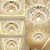 5W Crystal LED Ceiling Light Fixture Pendant Lamp Lighting Chandelier Spot UK