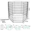 8 Panels Pet Dog Play Pen Puppy Rabbit Playpen Detachable Cage Fence Kennel