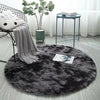 Circle Round Shaggy Rug Living room Bedroom Carpet Floor Fluffy Mat Anti-Skid