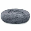 Pet Dog Cat Calming Bed Comfy Shag Warm Fluffy Cushion Mattress Fur Round Nest
