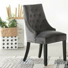 Windsor Tufted Studded Velvet Dining Accent Chair Victoria Door Knocker 1/2/4/6