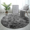 Circle Round Shaggy Rug Living room Bedroom Carpet Floor Fluffy Mat Anti-Skid