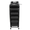 6 Layer Barber Hairdressing Beauty Salon Trolley Chrome Frame Storage Cart UK