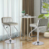 2X Rattan PU Bar Stools Breakfast Bar Chair Kitchen Stool Swivel Barstool