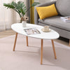 Simple Coffee Table White Sofa Side Table End Table for Living Room Modern