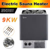 3/4.5/6KW Domestic Electric Sauna Heater Stove Stones for Home Spa Sauna Room UK