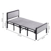 3FT Single Folding Bed Home Office Guest Bed Platform with Headboard Footboard