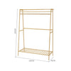 Home Nature Bamboo Clothes Rail Racks Coat Clothes Hanger Wardrobe Clothes Rail