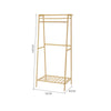 Home Nature Bamboo Clothes Rail Racks Coat Clothes Hanger Wardrobe Clothes Rail