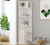Corner White Bookshelf Kids Cabinet Tall Bookcase Book Shelf Unit Display Cube