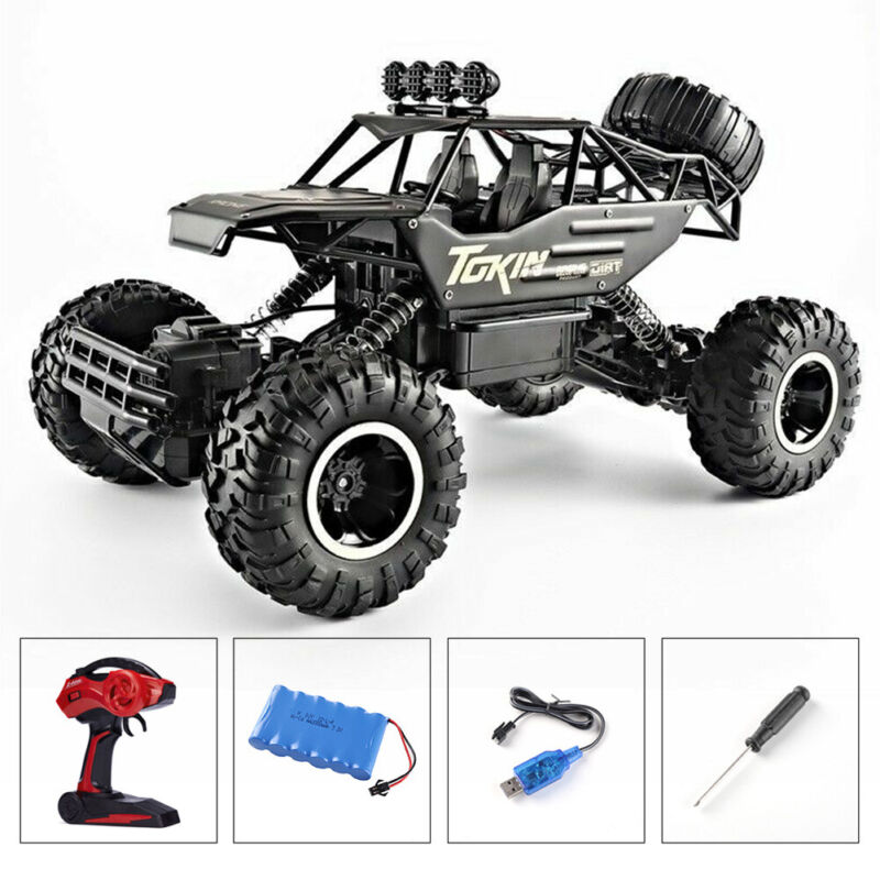 28/37cm Remote Control RC Kids Big Wheel Toy Car Monster Truck 2.4GHz Fast Speed
