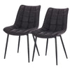 2/4/6x Dining Chairs w/ Backrest Faux Leather Kitchen Chairs Restaurant Lounge