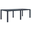 Square Rectangle Outdoor Dining Garden Table Camping Party Furniture 3 Sizes