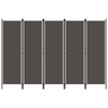 3/4/5/6-Panel Room Divider Folding Partition Privacy Screen Separator 4 Colors