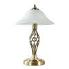 Barley Twist Table Lamp Traditional Glass Living Room 47CM Tall Light LED Bulb