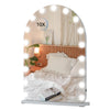 Hollywood Vanity Make Up Mirror with Lights 18-LED Tabletop Wall Metal 80x62cm