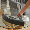 Bio Ethanol Burner Tabletop Black/Sliver Fireplace Glass Burner Fire Bioethanol