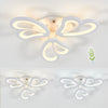 Aluminum&Acrylic Flower Shape Ceiling Light Lamp LED Chandelier Living Room