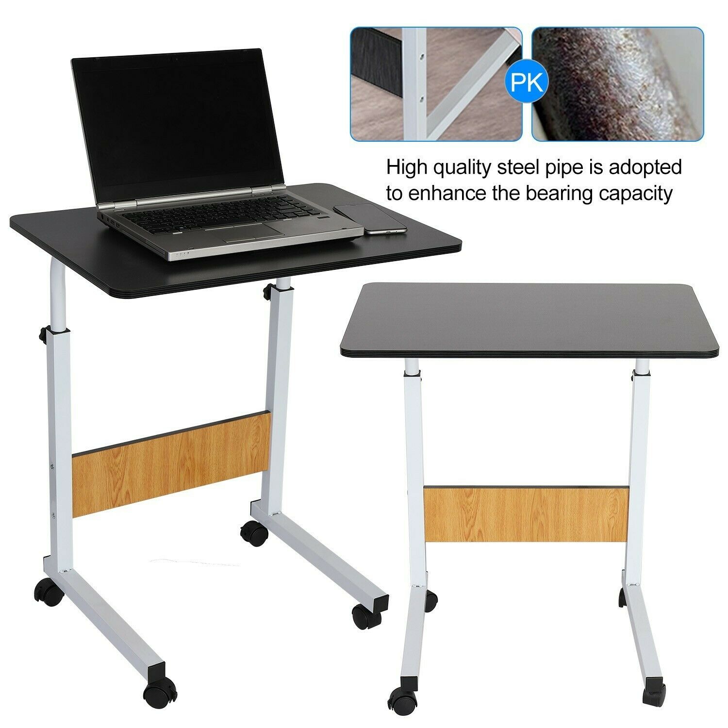 Home Office Computer Desk Study PC Writing Table Workstation Shelf Furniture UK
