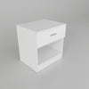 High Gloss Bedroom Furniture Set Wardrobe Chest of 4 Drawers Beside Table White