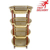 Strong 4 Tier Vegetable Rack Fruit Storage Kitchen Utility Stacking Basket