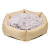 Durable Hexagon Dog Bed Orthopaedic Pet Warm Basket & Super Soft Plush Interior