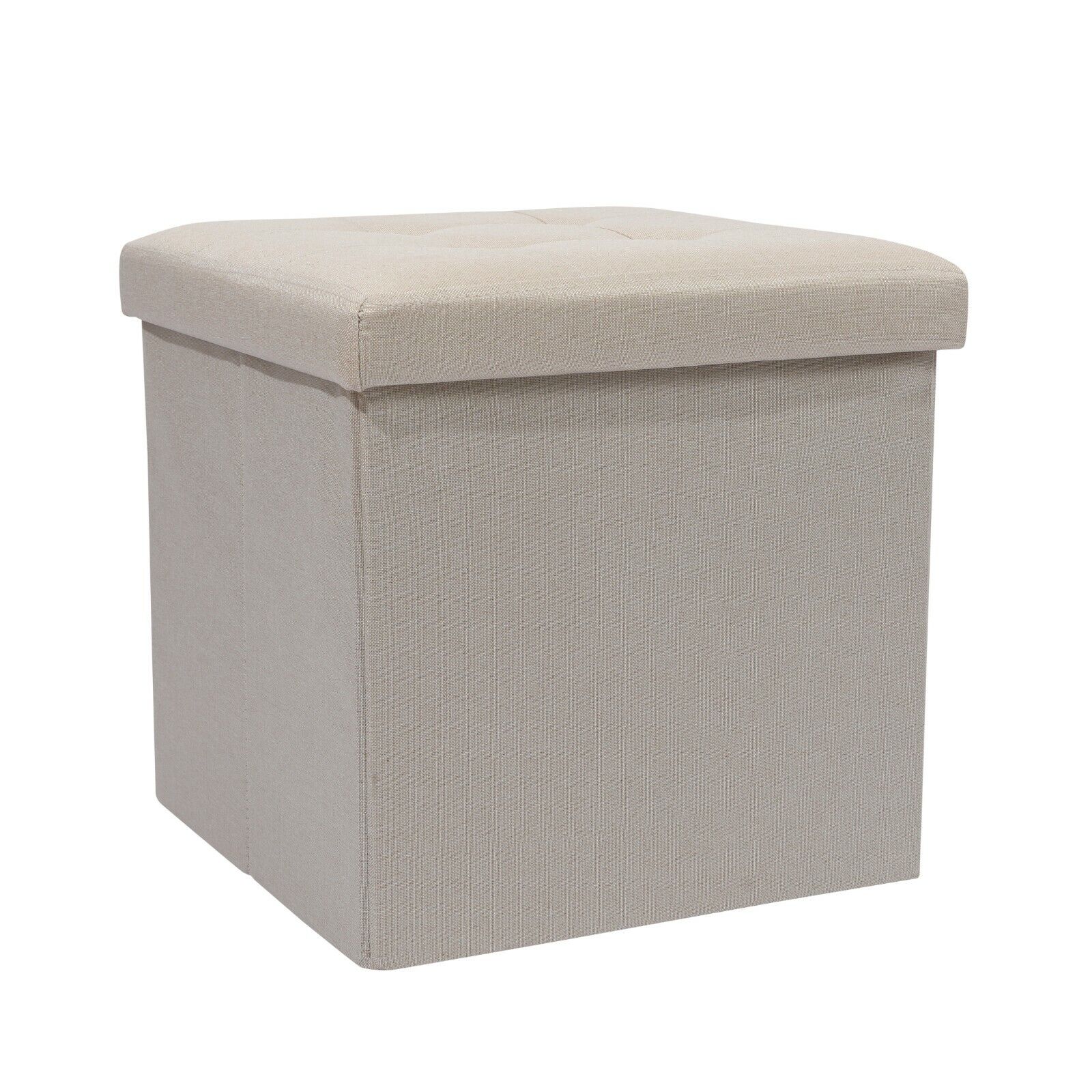 Ottoman Storage Seat Stool Trunk Toy Chest Bedding or Blanket Box Folding Bench
