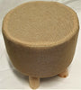 Luxury Chic Wooden Footstool Pouffe Stool Foot Rest Padded Seat Shabby Kids Seat