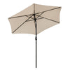 3 Color Garden Parasol Sun Umbrella Canopy Patio Garden Sun Shade 2/2.5/2.7/3M