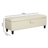 Faux Leather Ottoman Storage Box Chesterfield Blanket Box Pouffe Bench Footstool