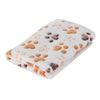 Fine-Pet Warm Pet Mat Large Paw Print Cat Dog Puppy Fleece Soft Blanket Cushion