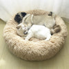 Pet Dog Cat Bed M/L/XXL/3XL/4XL-sized Luxury Shag Warm and Fluffy Donut Cushions