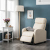 Recliner Chair Adjustable Leather Sofa Living Room Armchair for Home Bedroom