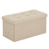 Large Ottoman Box FootStool Folding Storage Toy Seat Pouffe Colors 76*38*38cm