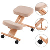 Wooden Kneeling Ergonomic Chair Orthopaedic Posture Stool Frame Seat Adjustable