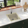 Overmount Kitchen Sink Single Basin Granite High temperature resistance