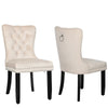 1/2/4/6 Velvet Dining Chairs Accent Windsor Chair Kitchen Dressing Room Bedroom