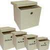 Foldable Square Canvas Storage Collapsible Folding Box Fabric Cubes Kids Toys